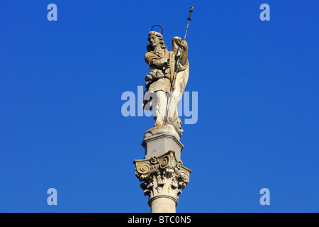 Close-up of the monument to the Triumph of Saint Raphael in Cordoba, Spain Stock Photo