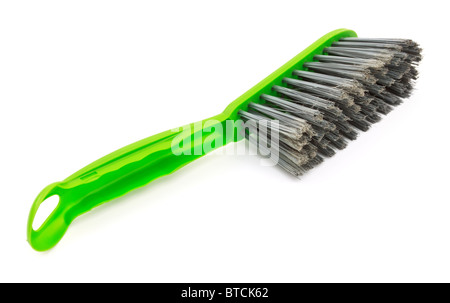 cleaning brush isolated on white Stock Photo