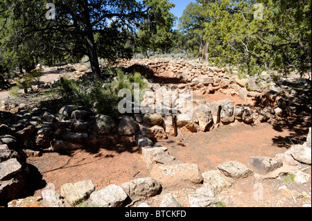 Tusayan Museum and Ruin Grand Canyon National Park Arizona Stock Photo