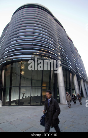 The Walbrook is a new office headquarters building in the City of London, offices of  Vanguard Asset Management and Worldpay in Cannon Street. Stock Photo