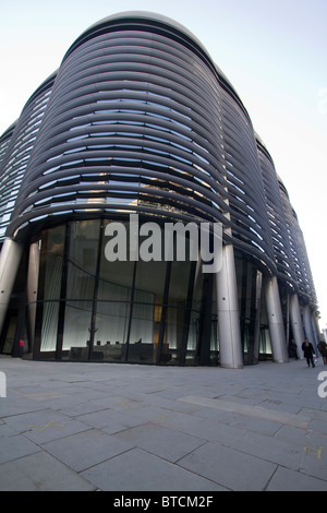 The Walbrook is a new office headquarters building in the City of London, offices of  Vanguard Asset Management and Worldpay in Cannon Street. Stock Photo