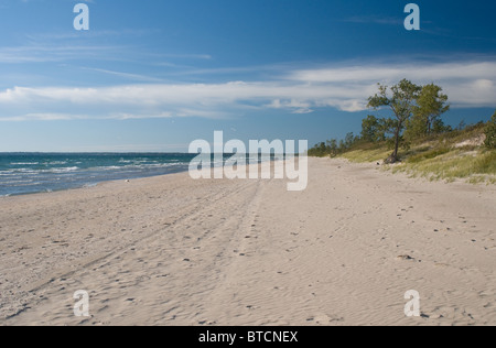 Beach at Sandbanks provincial park Ontario Canada Stock Photo