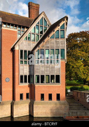 The Jerwood Library was completed in September 1998 and officially opened in May 1999, part of Trinity Hall. Stock Photo