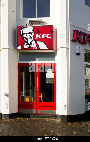 Kentucky fried chicken shop, uk Stock Photo