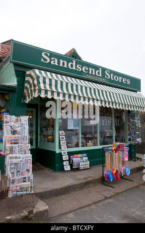 Sandsend Stores a village shop in Sandsend North Yorkshire Stock Photo