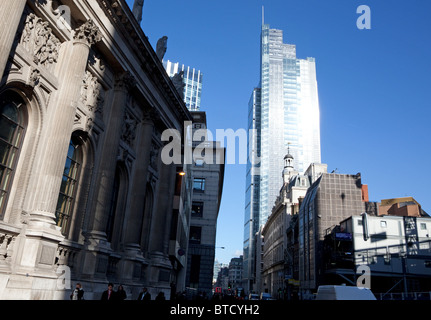 Heron Tower is tallest building in the City of London - now renamed Salesforce Tower (2014) Stock Photo