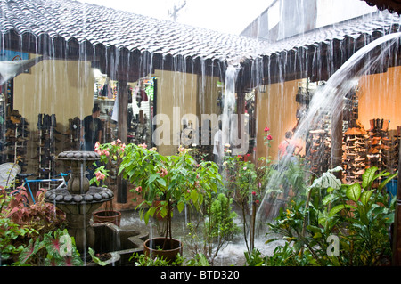 Heavy rains Leon Nicaragua Stock Photo