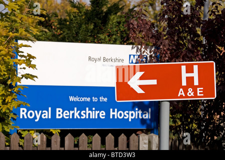 Royal Berkshire Hospital, Reading England Stock Photo