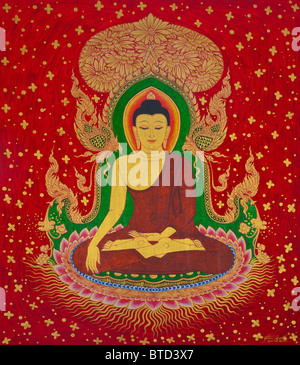 Buddha Painting Stock Photo