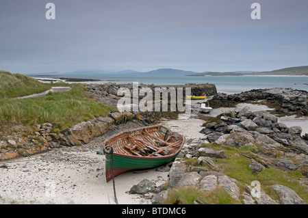 Eoligarry Harbour, Survival Point, Isle of Barra Hebrides Scotland.  SCO 6880 Stock Photo
