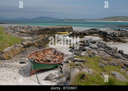 Eoligarry Harbour, Survival Point, Isle of Barra Hebrides Scotland.  SCO 6881 Stock Photo