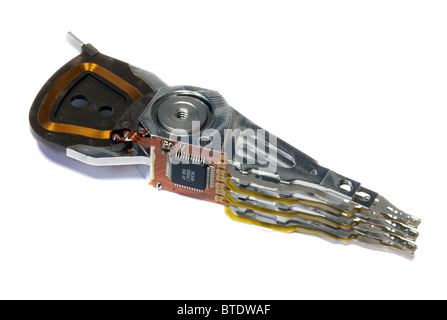 Computer Hard Drive Head Mechanism/Actuator Arm Stock Photo