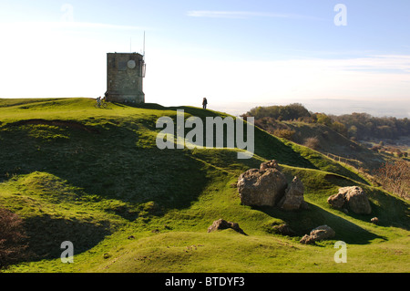 The summit of Bredon Hill, Worcestershire, England, UK Stock Photo