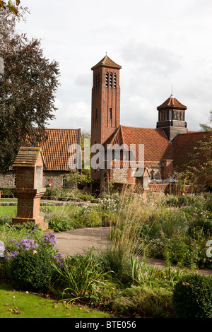 Garden of The Shrine of Our Lady, Little Walsingham, Norfolk Stock Photo