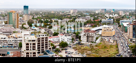 Dar es Salaam cityscape panorama. Tanzania Stock Photo