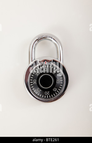 Combination Padlock Stock Photo