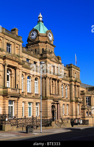 Burnley Town Hall and Council Offices, Burnley, Lancashire, England, UK. Stock Photo