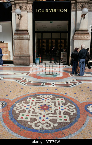 Milan, Lombardy, Italy, 04/27/2019. Louis Vuitton shop at the Galleria  Vittorio Emanuele II in Milan. The gallery, built in neo-Renaissance style  at Stock Photo - Alamy