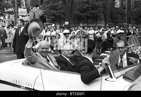 Nikita Khrushchev visit to USA, 1959 Stock Photo, Royalty Free Image ...