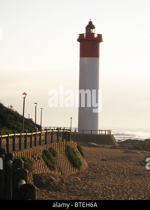 Lighthouse at Umhlanga rocks Stock Photo