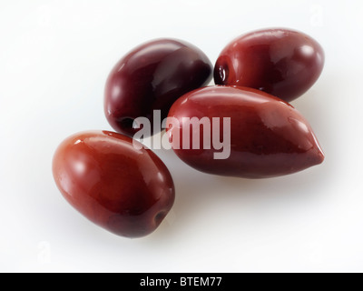 Whole Kalamata olives Stock Photo