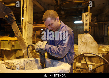 Foundry in Ferrex Sp. z o.o., Poznan, Poland Stock Photo