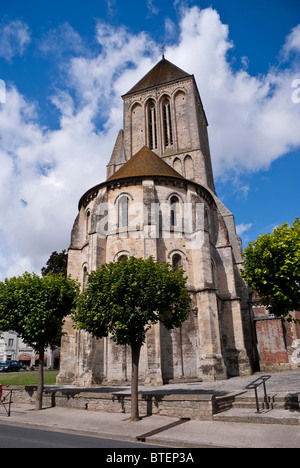 church of Saint-Samson in Ouistreham,  In the sword beach Stock Photo