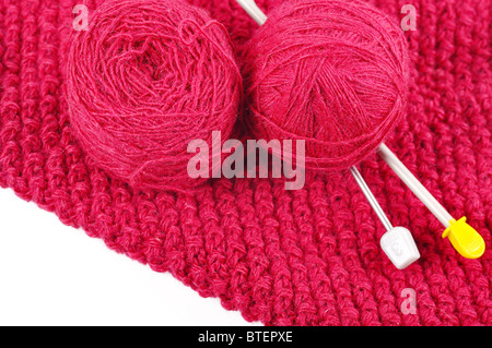 knitted fabric with spokes Stock Photo