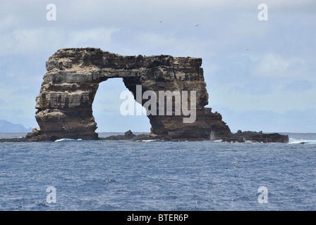 Darwin Arch near Darwin island, Galapagos, Ecuador Stock Photo