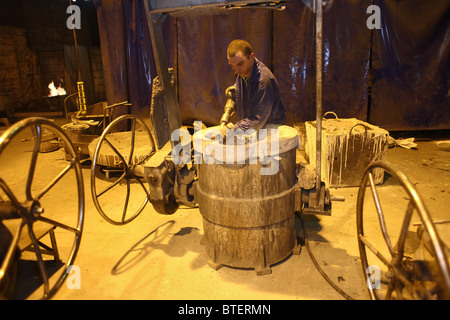 Foundry in Ferrex Sp. z o.o., Poznan, Poland Stock Photo