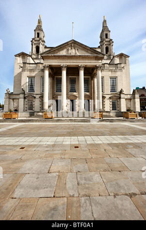 Leeds Civic Hall from Millennium Square, West Yorkshire Stock Photo