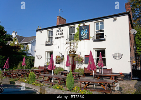 The Parr Arms pub at Grappenhall, Cheshire Stock Photo