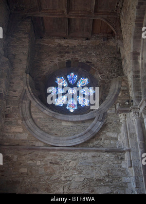 st davids cathedral, st davids city, pembrokeshire dyfed wales uk Stock Photo