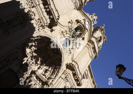 Santa Maria del Coro Church, Calle Mayor, San Sebastian, Spain Stock Photo