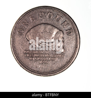 Coin Gibraltar pound Stock Photo