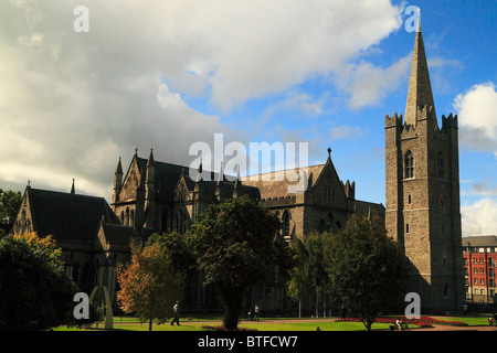 A view of the Saint Patrick's Cathedral in Dublin, Ireland Stock Photo