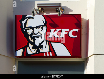 Kentucky Fried Chicken advertising sign, Muscat, Masqat Governorate ...