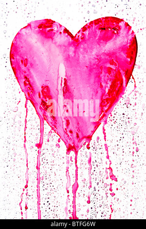 bleeding heart - symbol of love Stock Photo