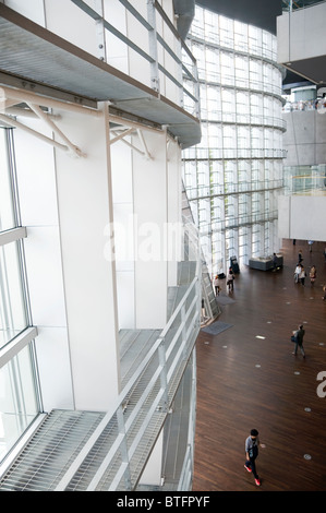 Interior of The National Art Center, Tokyo, Japan Stock Photo