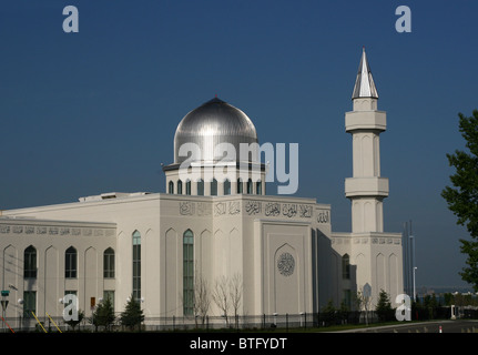 Muslim Mosque in Calgary, Alberta, Canada.  sacred place Stock Photo