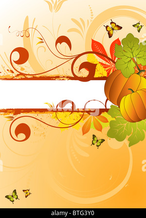 grunge background with autumn leaves Stock Photo - Alamy