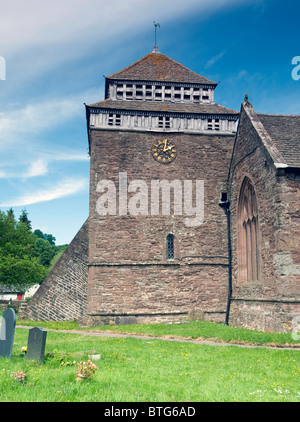 St. Bridget's Church, Skenfrith, Monmouthshire, Wales, U.K. Stock Photo