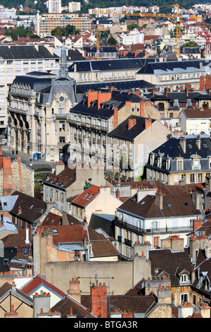 View of city from Philippe le Bon Tower, Dijon, Côte-d'Or departement, Burgundy, France Stock Photo