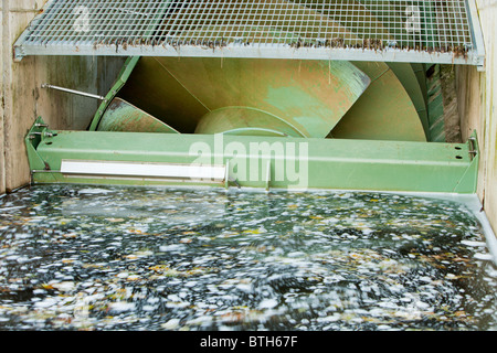 The settle hydro scheme is a small scale hydro project that is owned by a community provident project Stock Photo