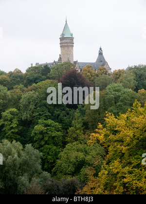 View of the bank museum musee de al banque in Luxembourg Stock Photo