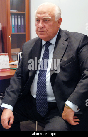 Former Russian Prime Minister Viktor Chernomyrdin being Russia's Ambassador to Ukraine circa 2008 Stock Photo