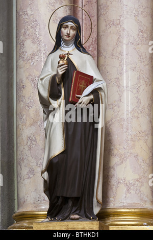 Saint Mary in the basilica on the Sonntagsberg, Mostviertel Region, Lower Austria, Austria, Europe Stock Photo