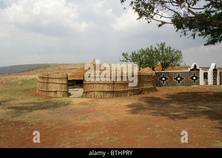 Ndebele Cultural Village, Botshabelo, South Africa. Stock Photo