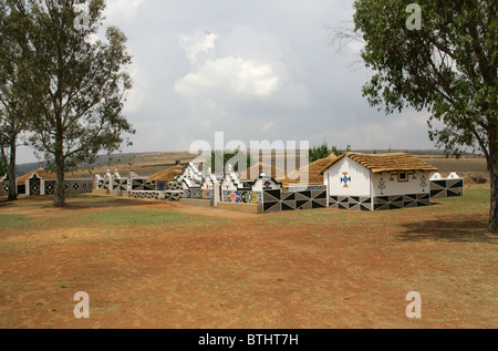 Ndebele Cultural Village, Botshabelo, South Africa Stock Photo - Alamy