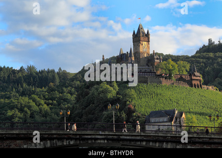 Reichsburg Cochem (Imperial Castle), Cochem, Rhineland-Palatinate, Germany Stock Photo